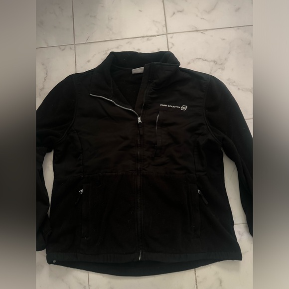 Free country black zip up jacket - Picture 1 of 3
